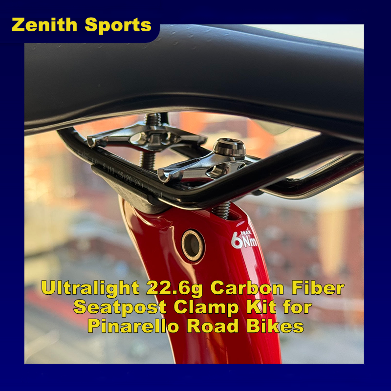Ultralight 22.6g Carbon Fiber Seatpost Clamp Kit for Pinarello F8, Dogma F12, Dogma F, X Series & 2025 Models