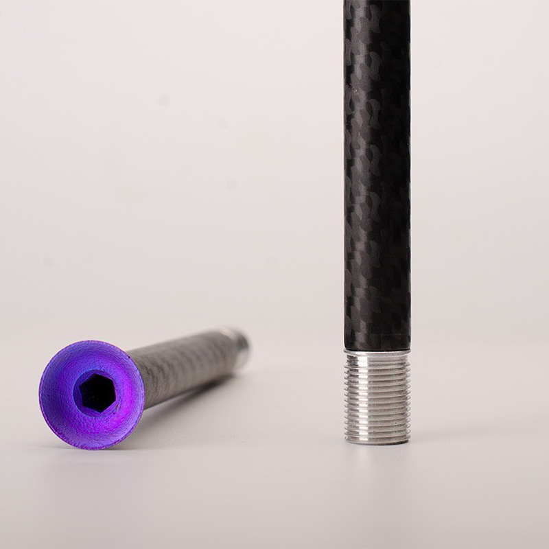 Custom Ultralight Carbon-Titanium Thru Axle – 28g Per Set