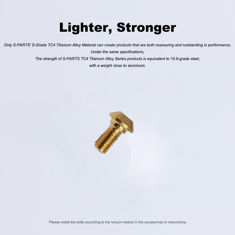 S-PARTS Titanium Alloy Gear Transmission Screw Set for M8000 11S Shimano Mountain Bike