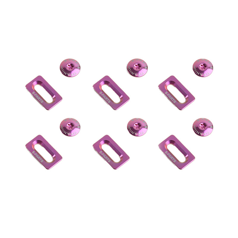 S-PARTS Titanium Alloy Cleat Screw Set for Shimano Road Bike Cleats
