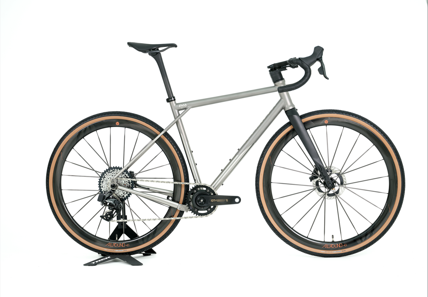 S-PARTS Unveils First Production Titanium Gravel Bike Frame