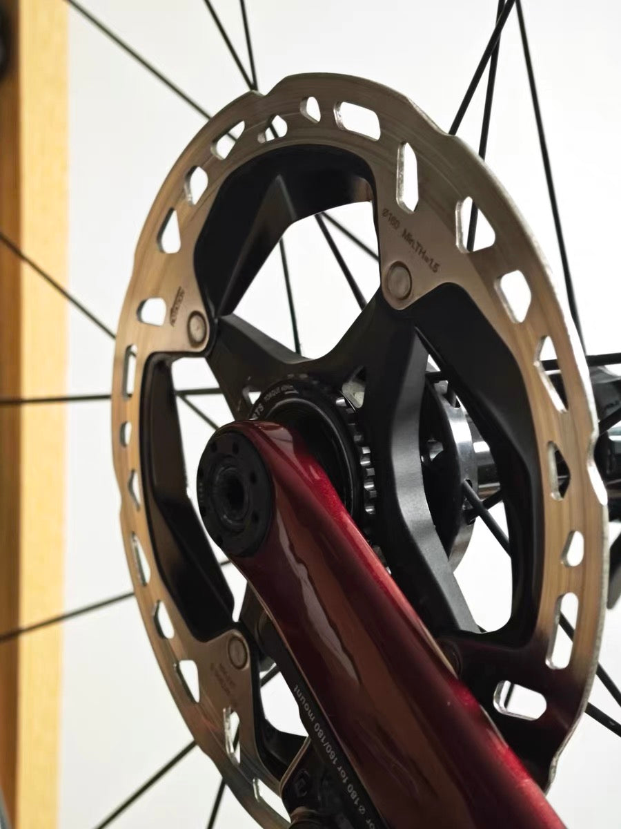 Upgrade Your Ride with S-PARTS Titanium Center Lock Disc Rotor Lockrin