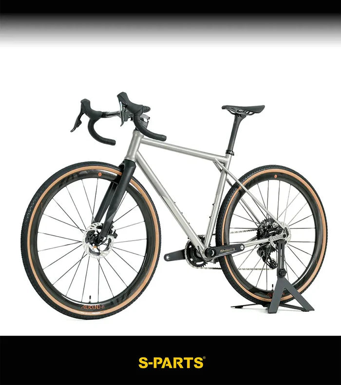 Just discovered the ultimate upgrade for my bike: the titanium gravel bike frame from SpartsTi! 🚴‍♂️✨