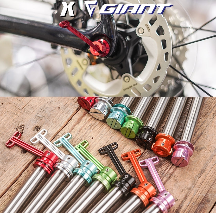 12mm Ultralight Titanium Alloy Concealed Quick-Release Thru-Axle for Giant PP/TCR