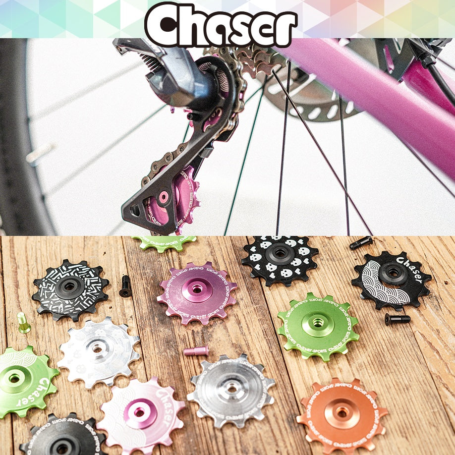 Chaser-Sports 12T Ceramic Rear Derailleur Pulley Wheel – 10.2g – Compatible with Shimano / SRAM / Campagnolo – 9/10/11/12-Speed