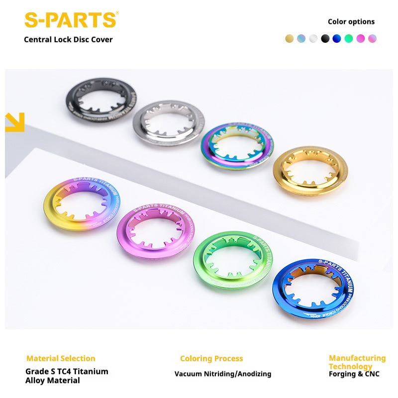 S-PARTS Titanium Alloy Center Lock Disc Rotor Lockring