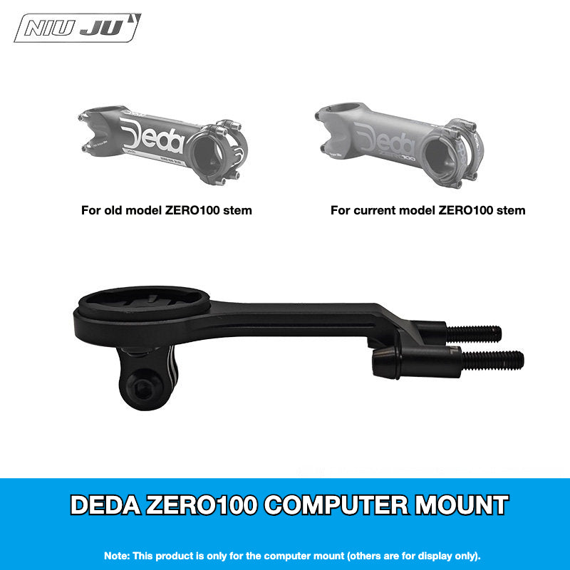 NIUJU DEDA ZERO100 Computer Mount | CNC Garmin Wahoo Stem Mount