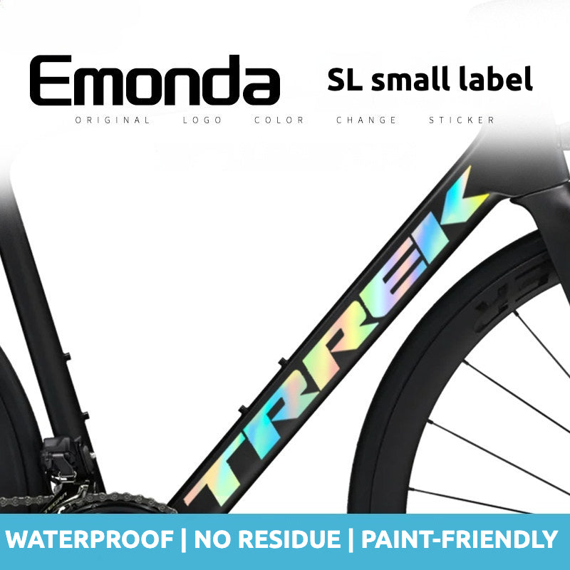 Trek Émonda SL Frame Down Tube Decal Sticker Kit – Logo Color Change Overlay Waterproof