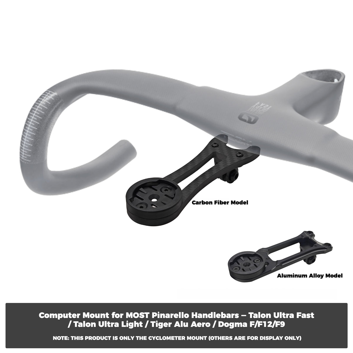 Support Pour Compteur Vélo Et Caméra – Compatible Guidon F12 F MOST, En Alliage D’aluminium Noir, Léger 45g