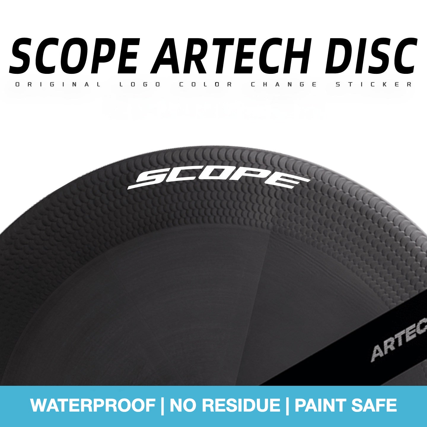 Scope Artech DISC Wheel Decal Sticker Kit – Logo Cover & Color Change
