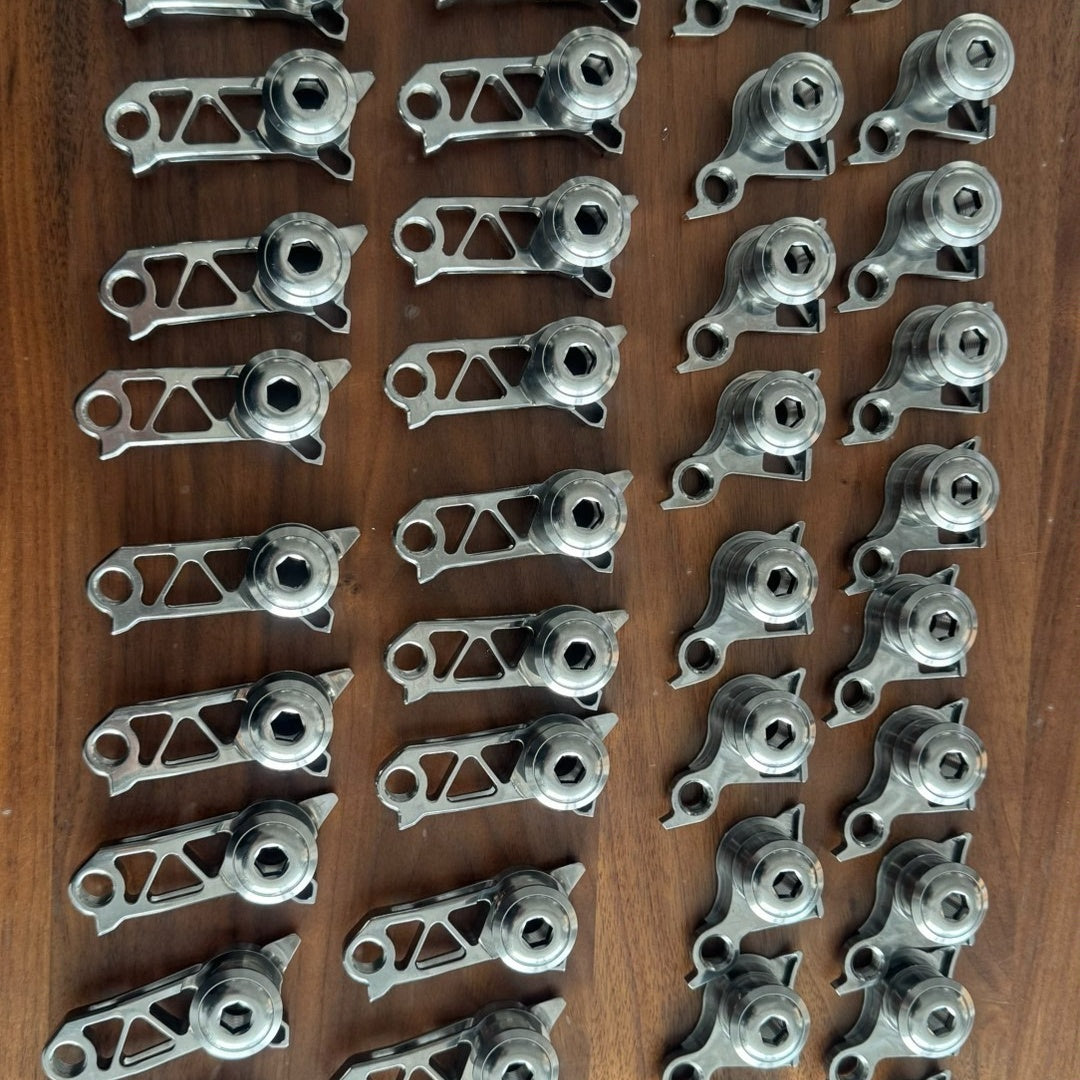 TC4 Titanium UDH Rear Derailleur Hanger for Road Bikes | CNC Machined | M12 x 1.0