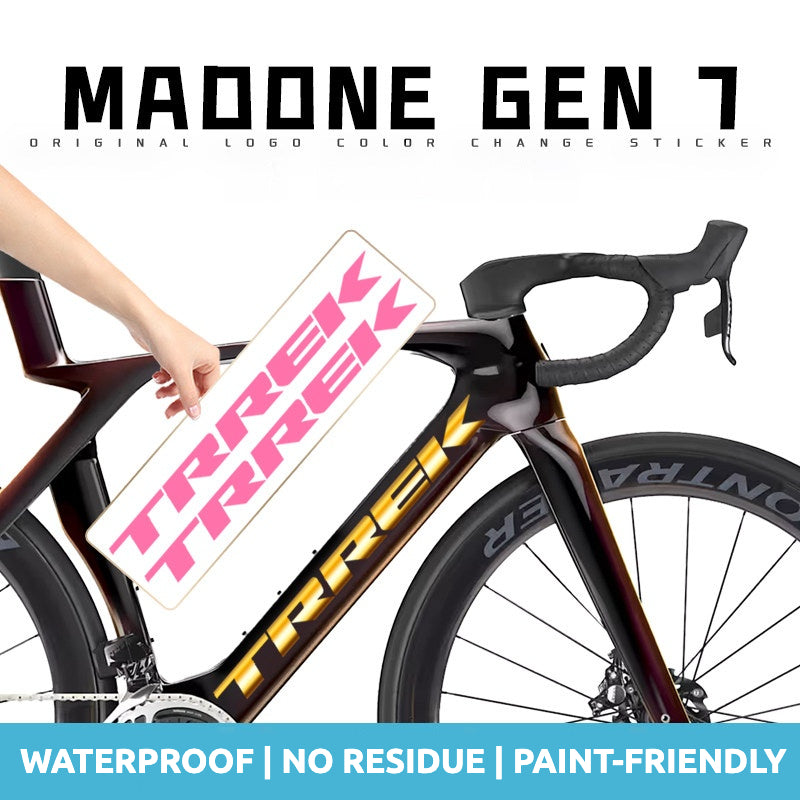 Trek Madone Gen 7 Frame Decal Sticker Kit – Logo Color Change Overlay for SLR / SL 6 / SL 7