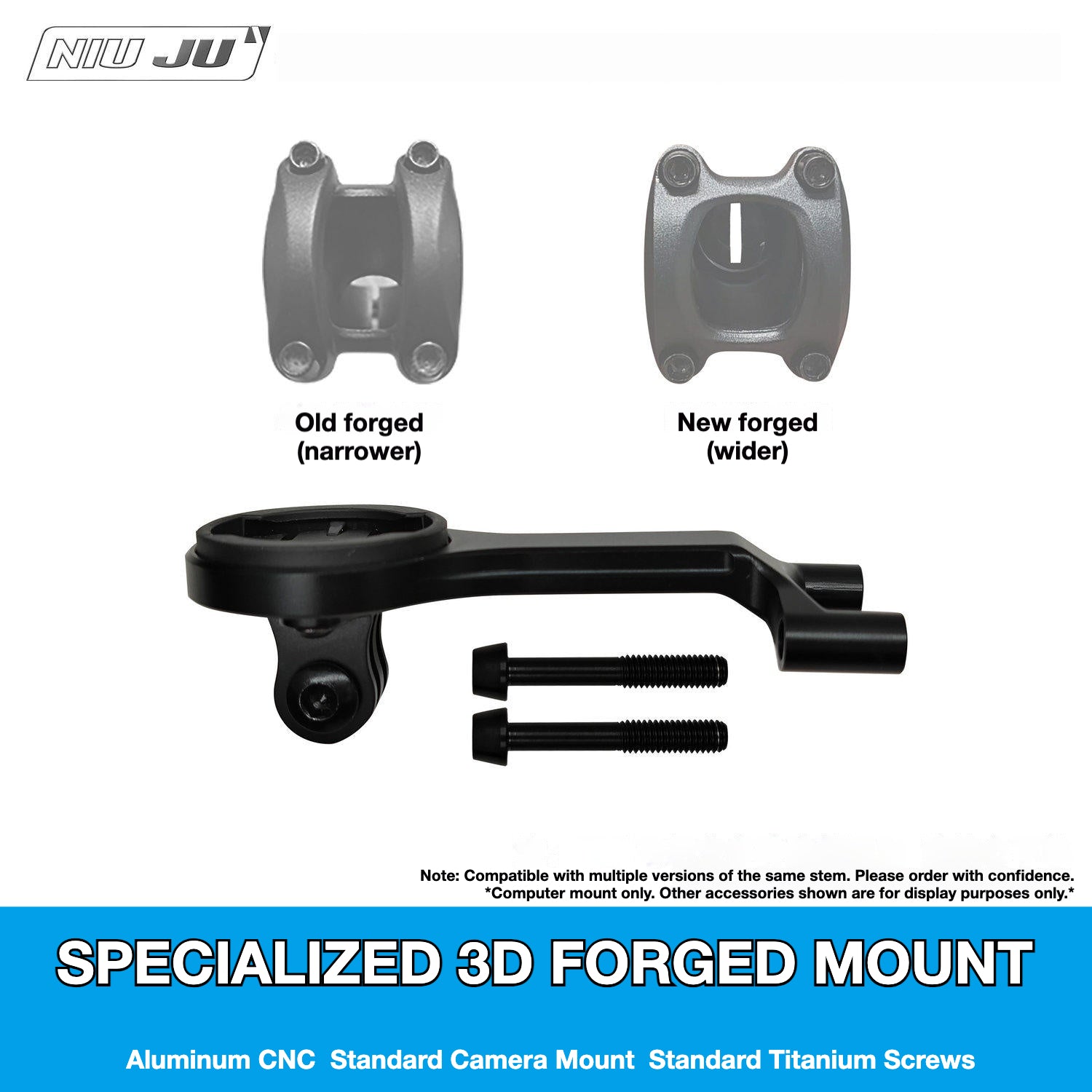 Specialized 3D Forged Stem Computer Mount for Tarmac