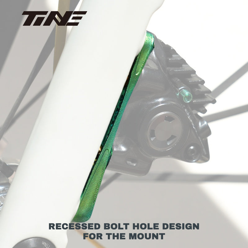 TiNE Ultra-Lightweight Titanium Disc Brake Mount – Standard & SL8-Specific Versions