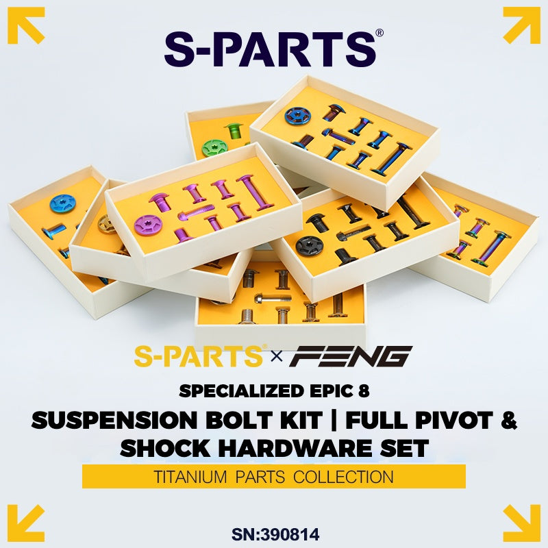 Specialized Epic 8 Suspension Bolt Kit | Full Pivot & Shock Hardware Set