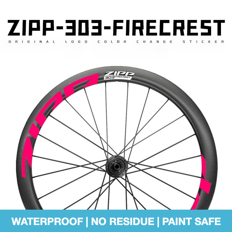 2025 ZIPP 303 FIRECREST Wheel Decals Reflective Sticker Kit