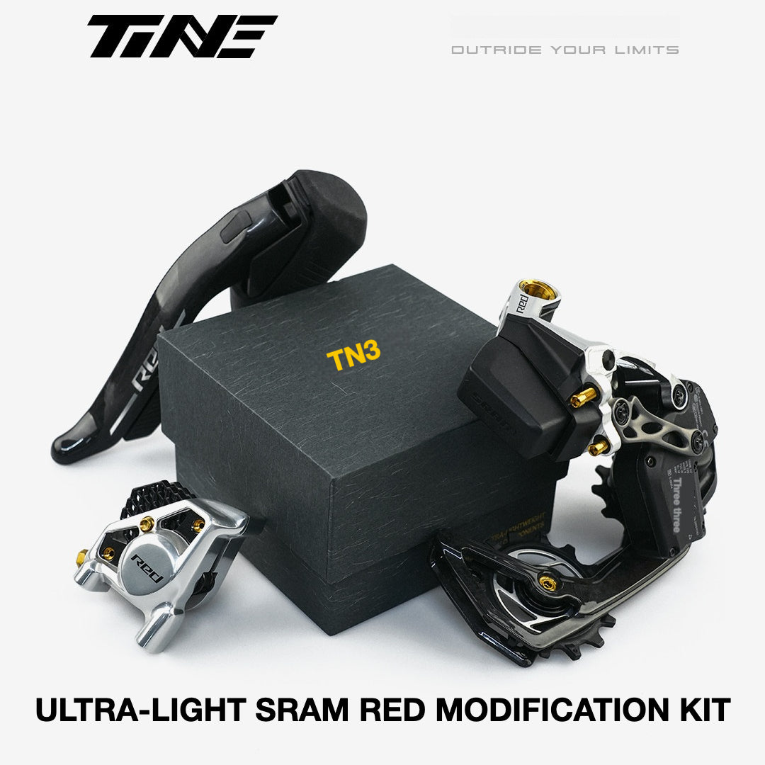 TiNE Titanium Bolt Kit for SRAM RED AXS Derailleur | Ultra-Light 77.7g Upgrade, 45% Weight Reduction