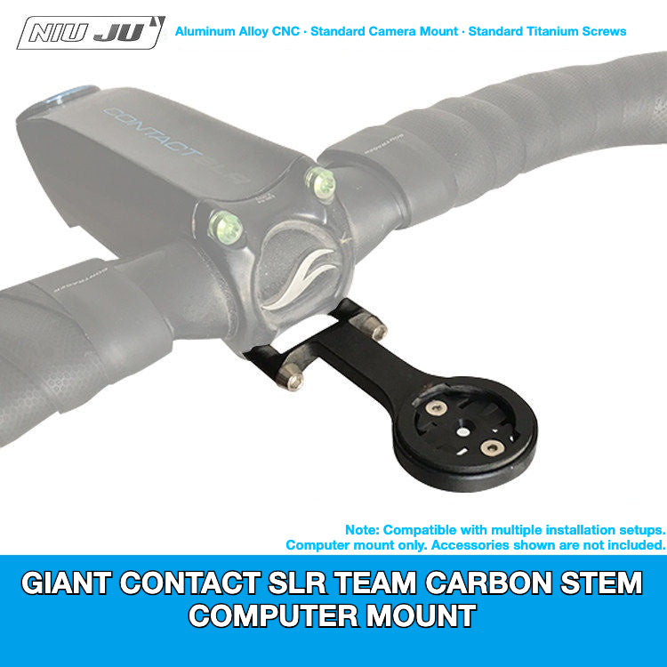 Torque Computer Mount Extension Compatible with GIANT CONTACT SLR TEAM Stem – WAHOO Bike Computer Holder