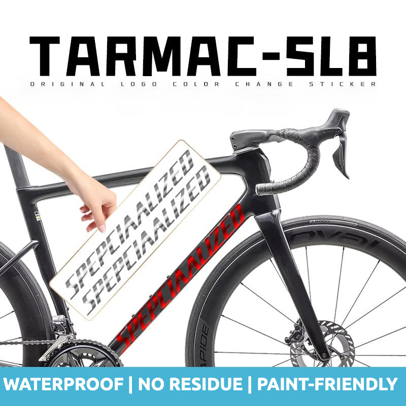 Specialized Tarmac SL8 Pro / Expert Frame Logo Cover Decal Sticker | Waterproof Custom Road Bike Sticker