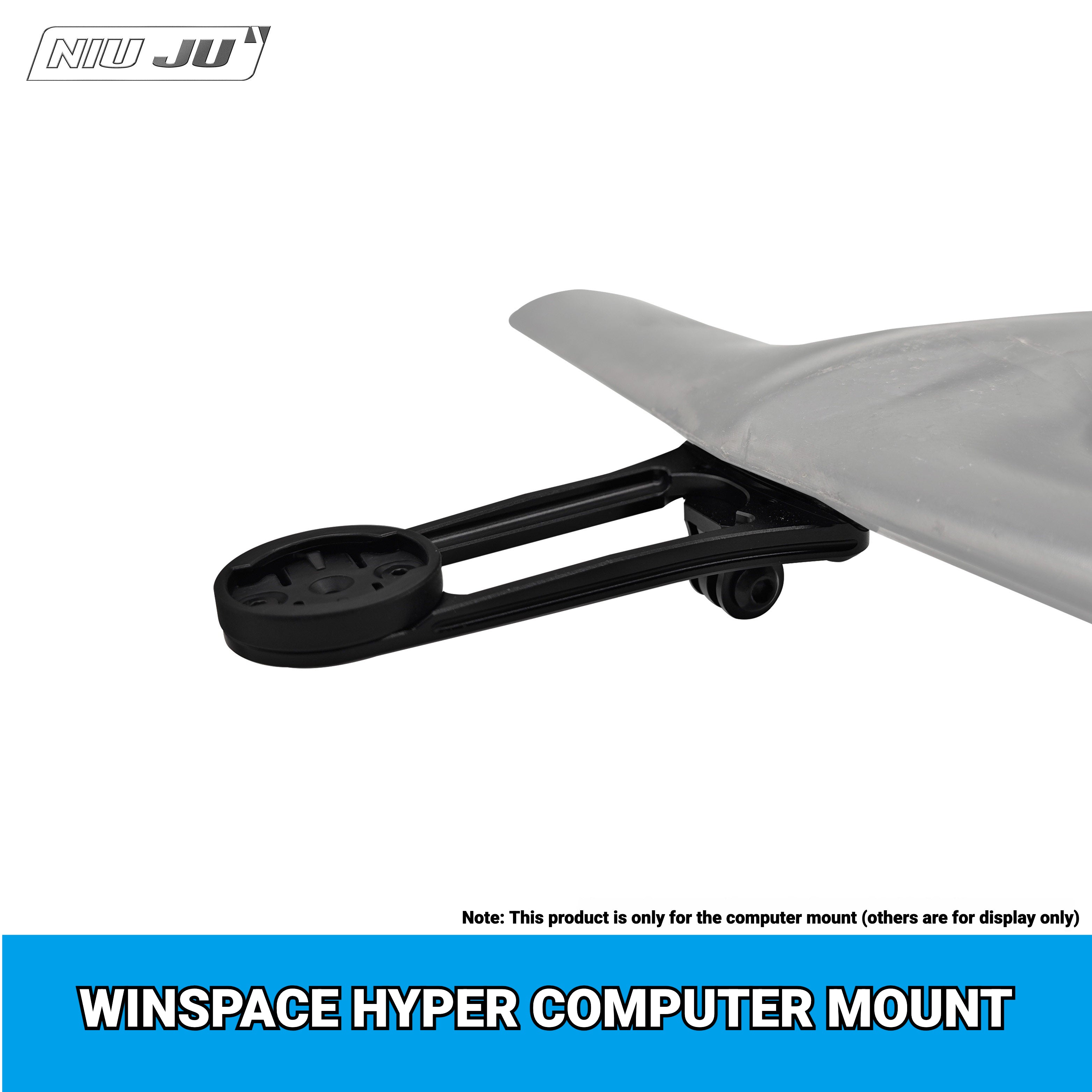 NIUJU Torque Computer Mount for Winspace HYPER Integrated Handlebar | Garmin / Wahoo Compatible