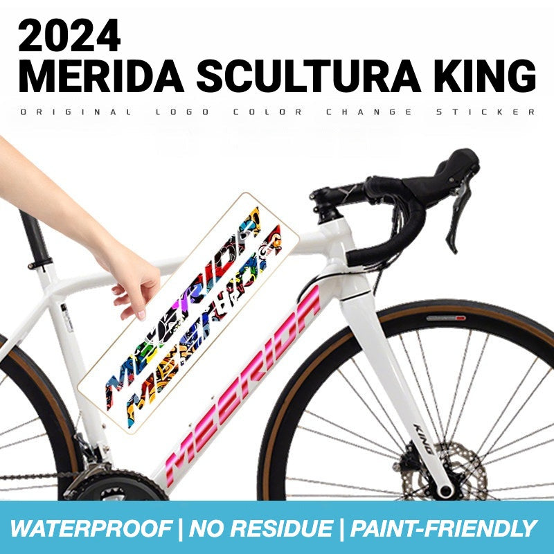 Custom OEM Logo Decals for 2024 Merida Scultura King Road Bike Frame | Waterproof Overlay Stickers