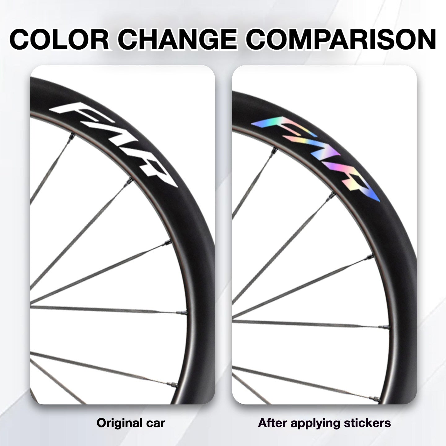 2025 FARSPORTS S5 Wheel Decal Sticker Kit – Logo Cover & Color Change