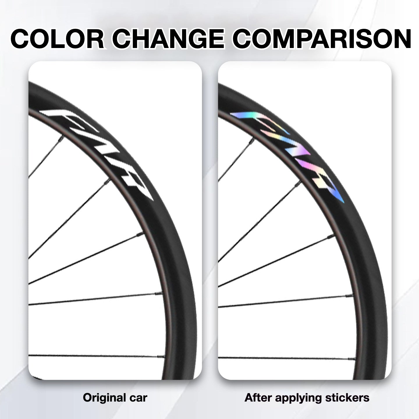2025 FARSPORTS C3 Wheel Decal Sticker Kit – Logo Cover & Color Change