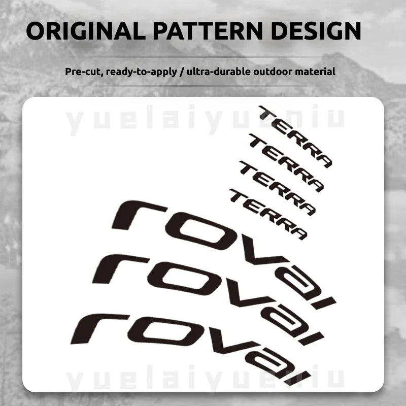 Roval Alpinist Carbon Wheel Decals | Custom Logo Color Change Stickers for Specialized Wheels