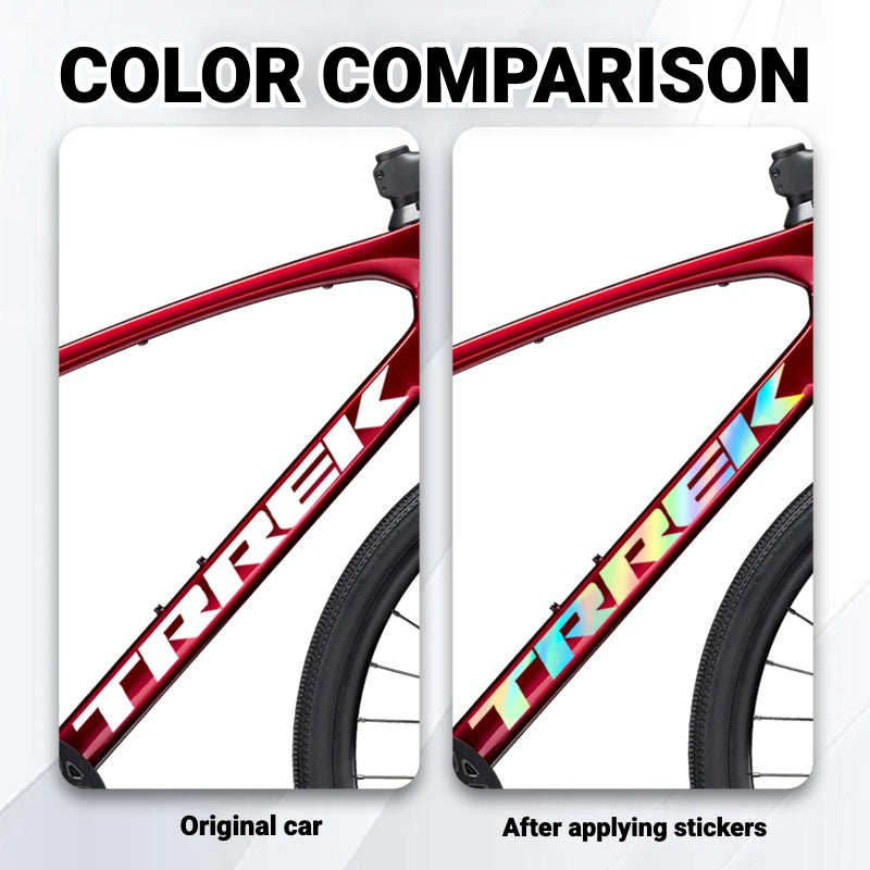 TREK FX4 Downtube Logo Decal | Custom Color Change Frame Sticker Waterproof Bike Graphic