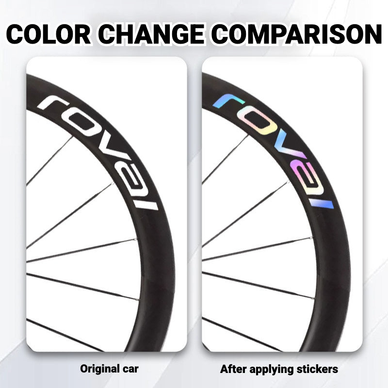 Specialized Roval Sprint CLX Wheel Decals | Custom Logo Color Change Overlay Stickers