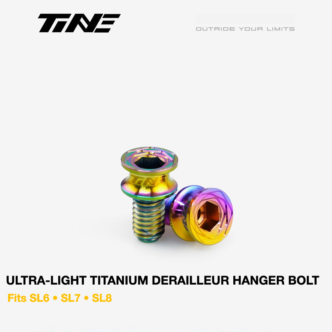 TiNE Ultra-Light Titanium Rear Derailleur Hanger Bolts for Specialized Tarmac SL6 SL7 SL8 | 0.9g