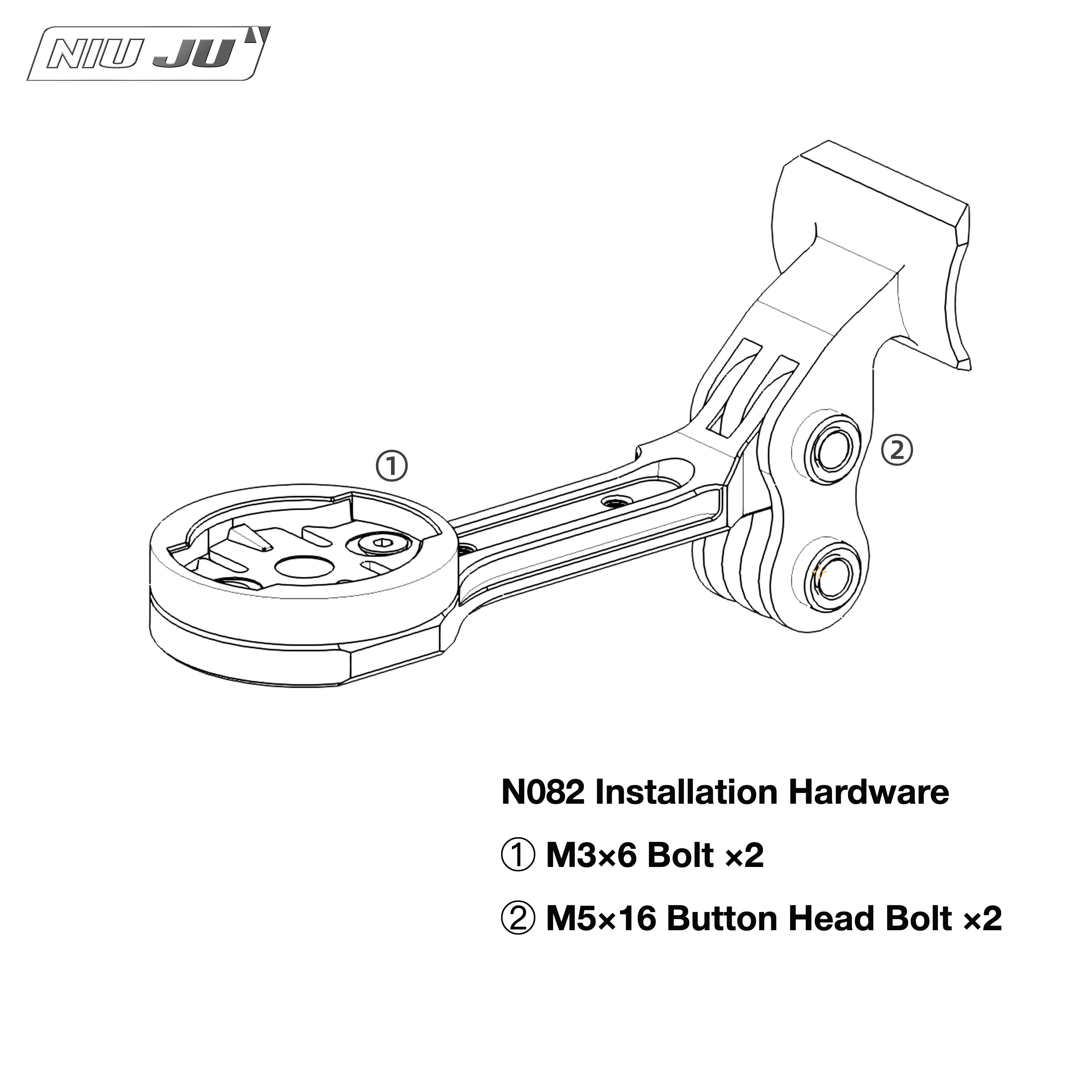 NIUJU BMC ICS Aero Computer Mount | SLR01 RM01 Garmin 1050 Wahoo Mount