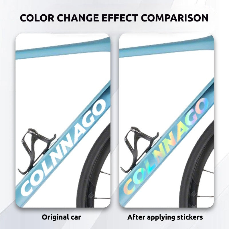 Colnago Y1RS 다운튜브 로고 컬러 데칼｜방수 및 UV 내성｜맞춤 옵션 가능