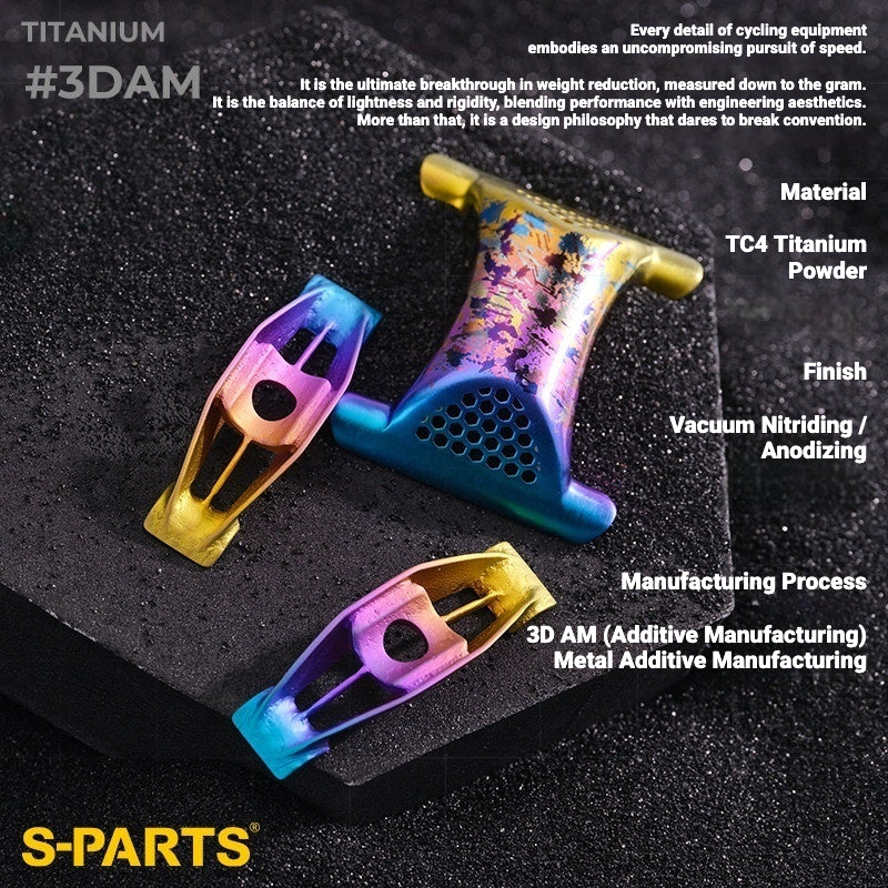 S-PARTS 3DAM Titanium 3D Printed Seatpost Hardware Kit for CERVÉLO S5 (2026 Compatible)