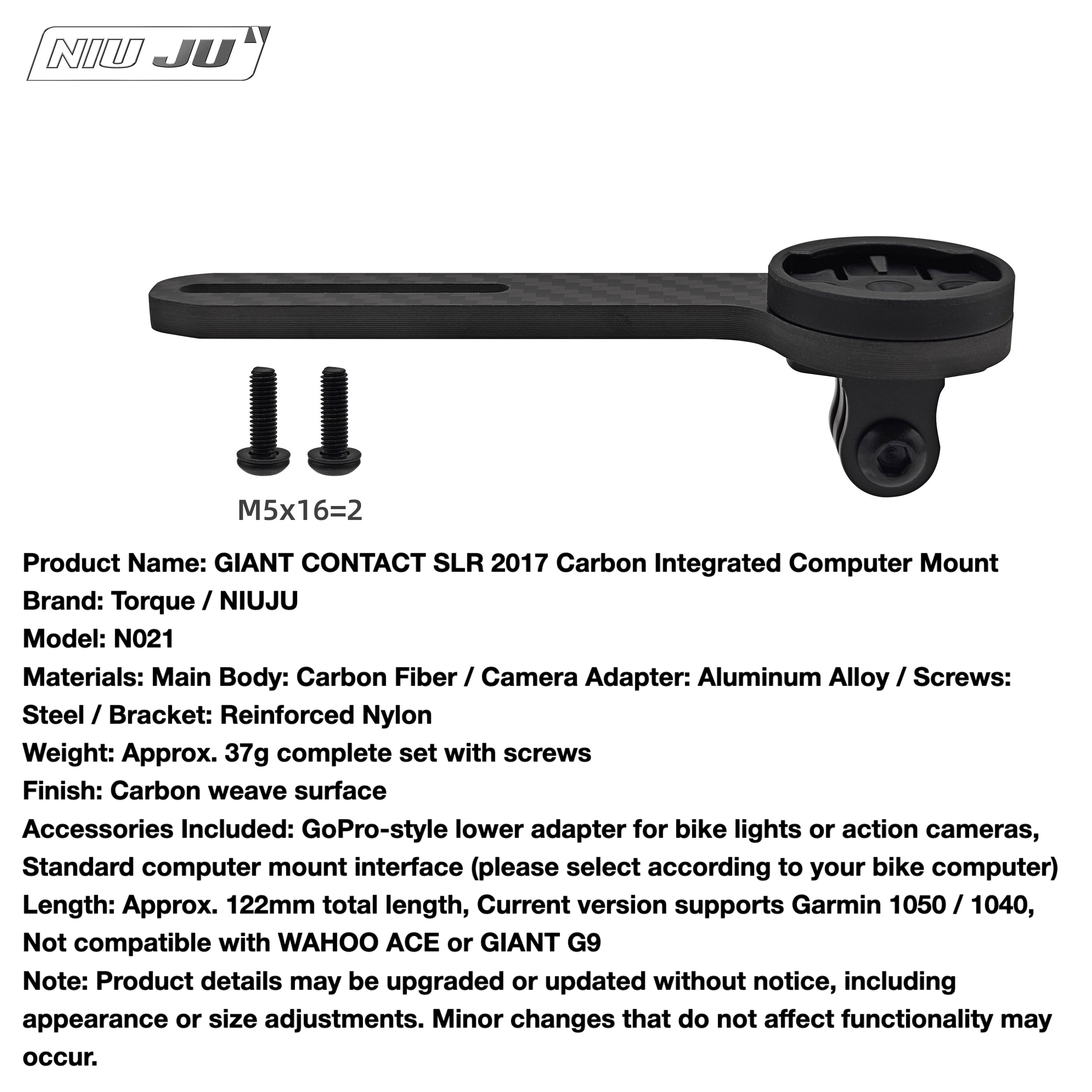 GIANT CONTACT SLR 2017 Integrated Computer Mount