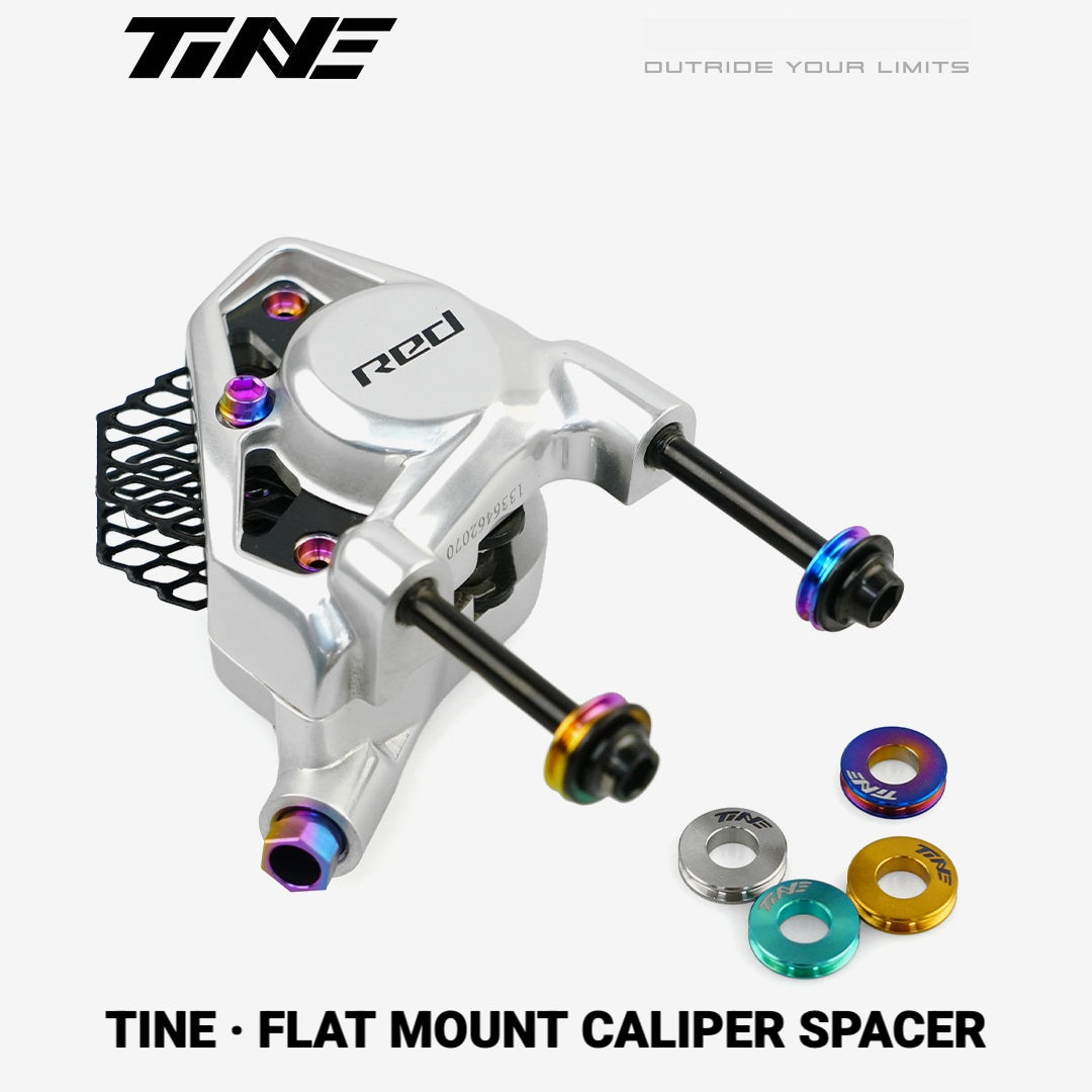 TiNE Ultra-Light Flat Mount Brake Caliper Spacer for Road Bikes