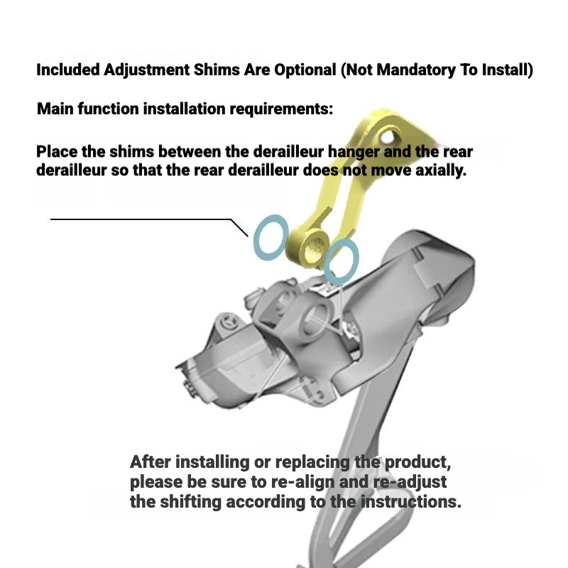 Chaser Titanium Direct Mount Derailleur Hanger for GIANT TCR Propel Defy | Shimano R-Series | UDH