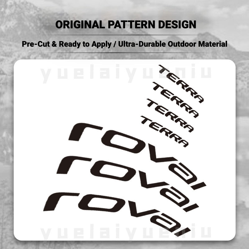 ROVAL RAPIDE CLX II Logo Color Change Sticker | Waterproof | Full Set for Two Wheels + Backup Included