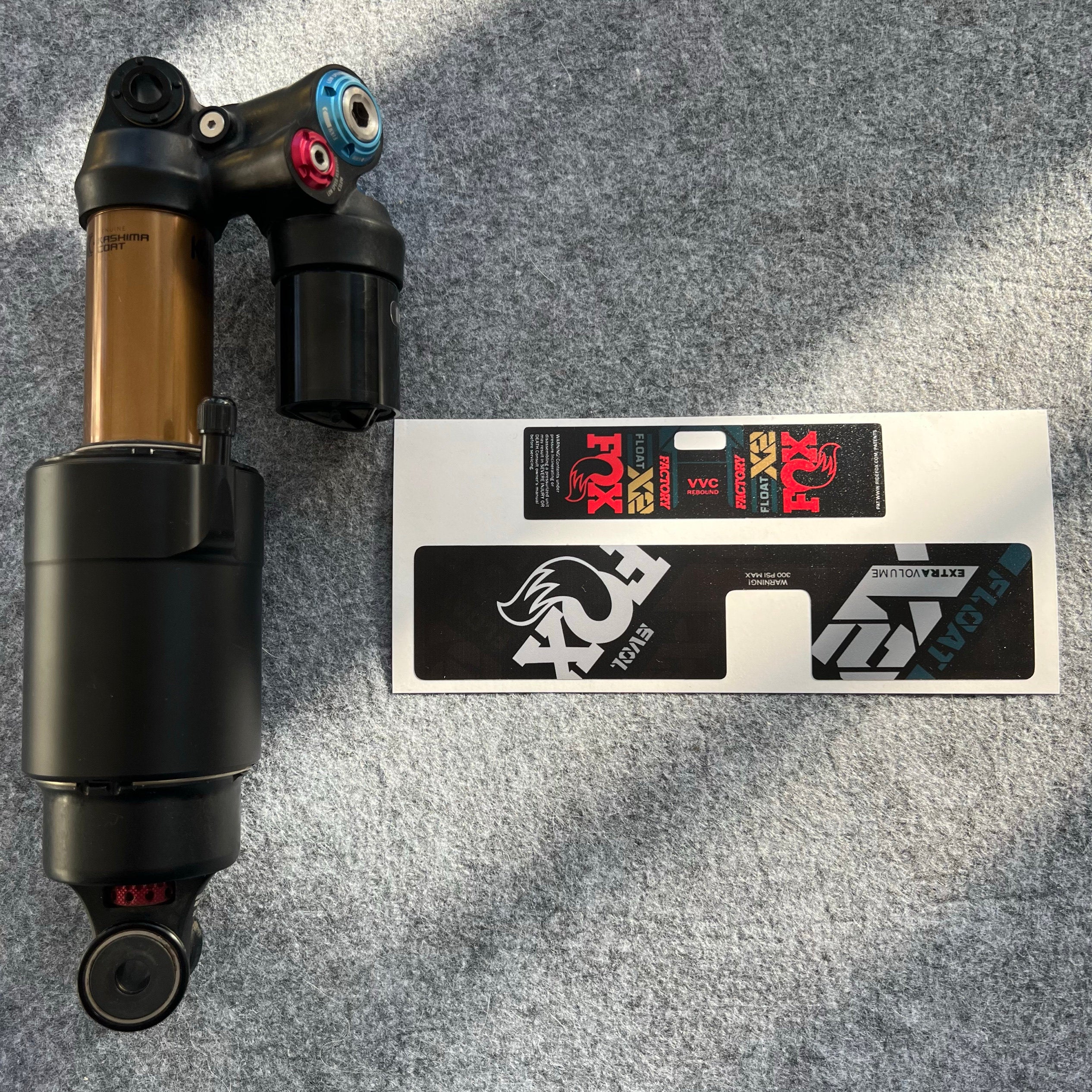 FOX FLOAT X2 Rear Shock Decal Kit | Waterproof MTB Suspension
