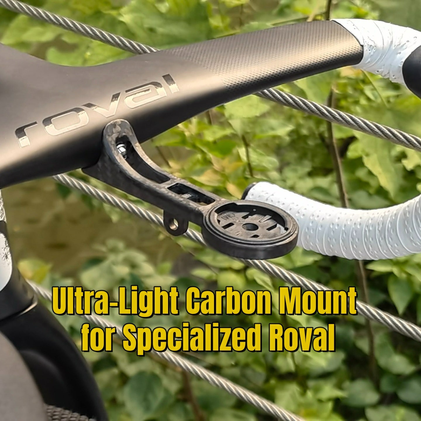 Specialized Roval Integrated Carbon Computer Mount | Ultra-Light 10g | Zenith Sports Edition