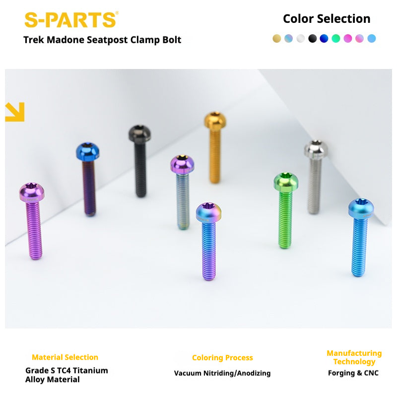 Trek Madone Seatpost Clamp Screw M5 Reverse Thread 1PCS