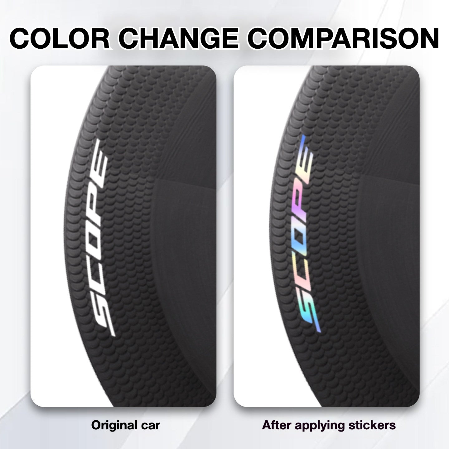 Scope Artech DISC Wheel Decal Sticker Kit – Logo Cover & Color Change