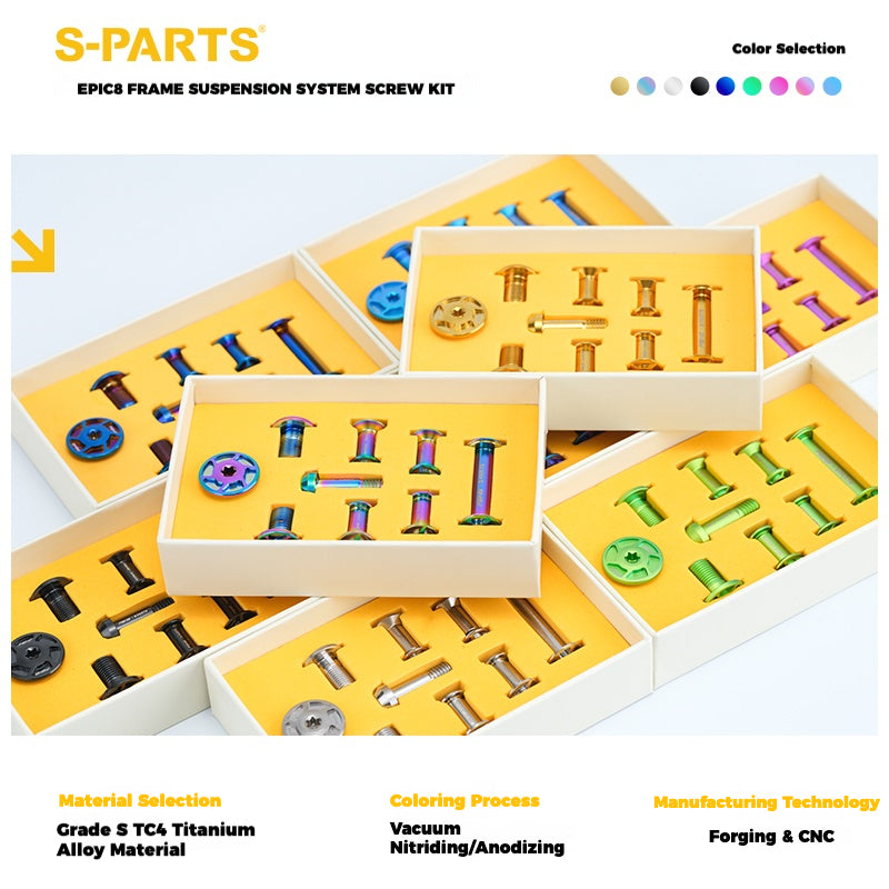 Specialized Epic 8 Suspension Bolt Kit | Full Pivot & Shock Hardware Set