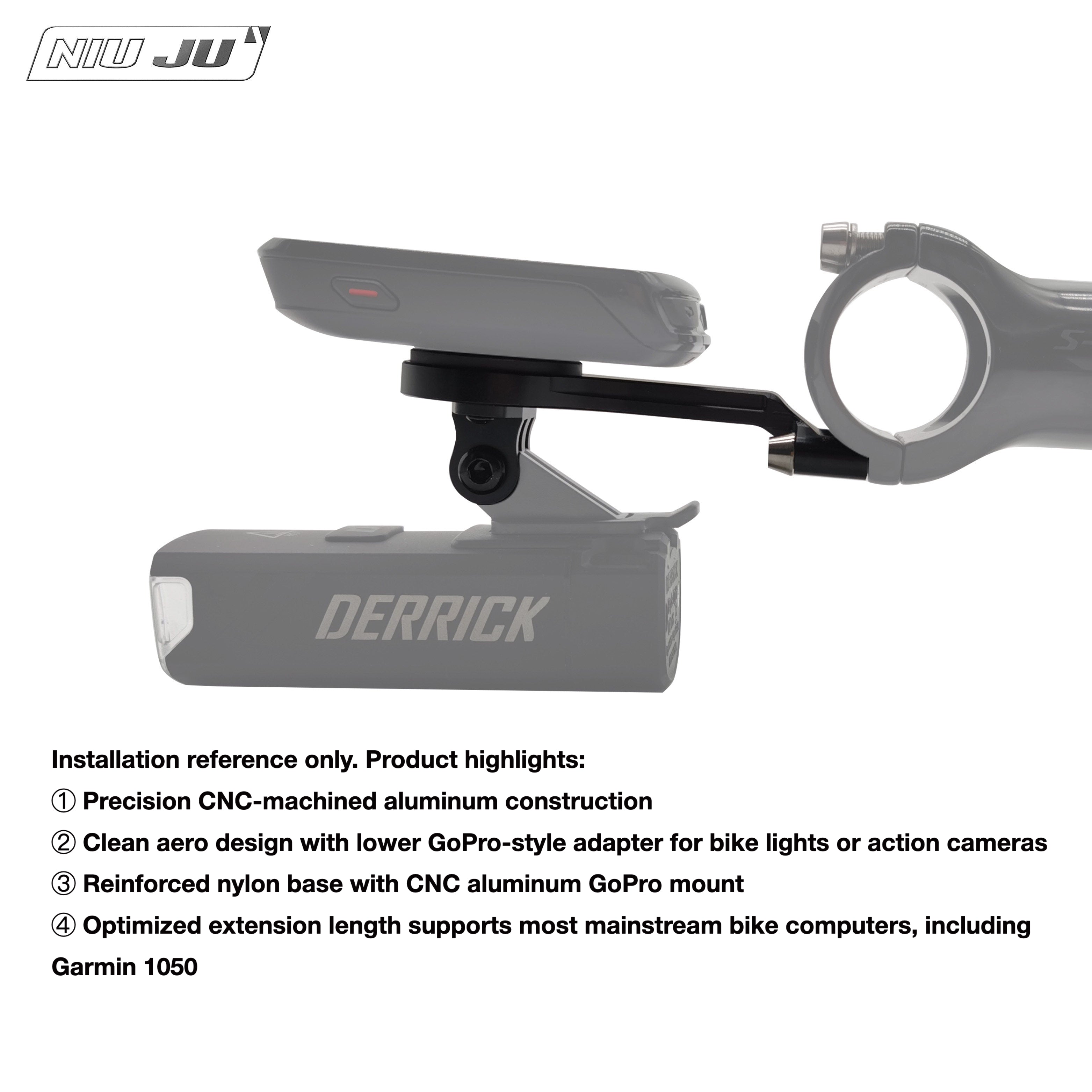 Specialized S-Works SL Alloy Stem Computer Mount for Roval / Garmin / WAHOO