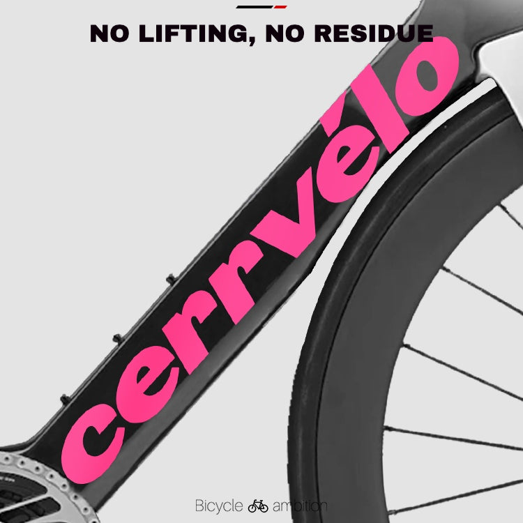 2023 cervelo S5 Frame Logo Color Decals｜Down Tube & Head Tube Sticker Kit｜48–56
