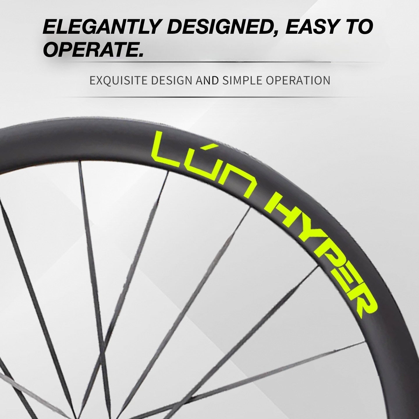 Infinity Logo Decals for Lún HYPER 5 D40 Gen 5 Wheelset | Waterproof Rim Overlay Stickers（Complete Decal Set for Two Wheels + Spare Decals Included）