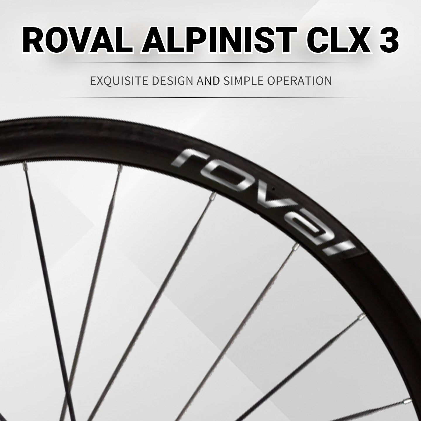 Roval Alpinist CLX 3 Wheel Decals | Waterproof Custom Rim Stickers for Specialized Carbon Wheels