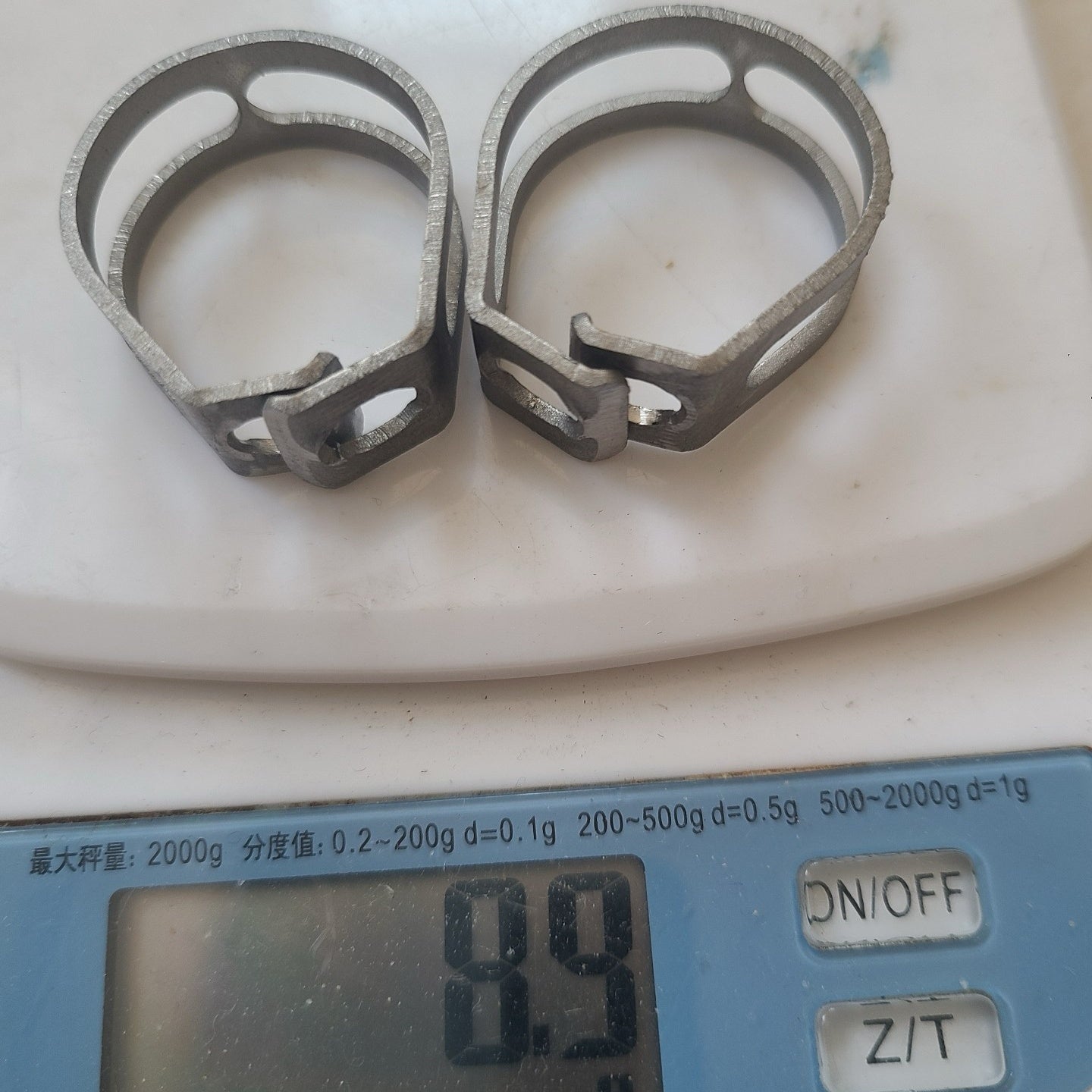 Ultra-Light 15.2g Shimano & Campagnolo & Partial SRAM Shifter Clamp Ring Kit | Hollow TC4 Titanium Bolts