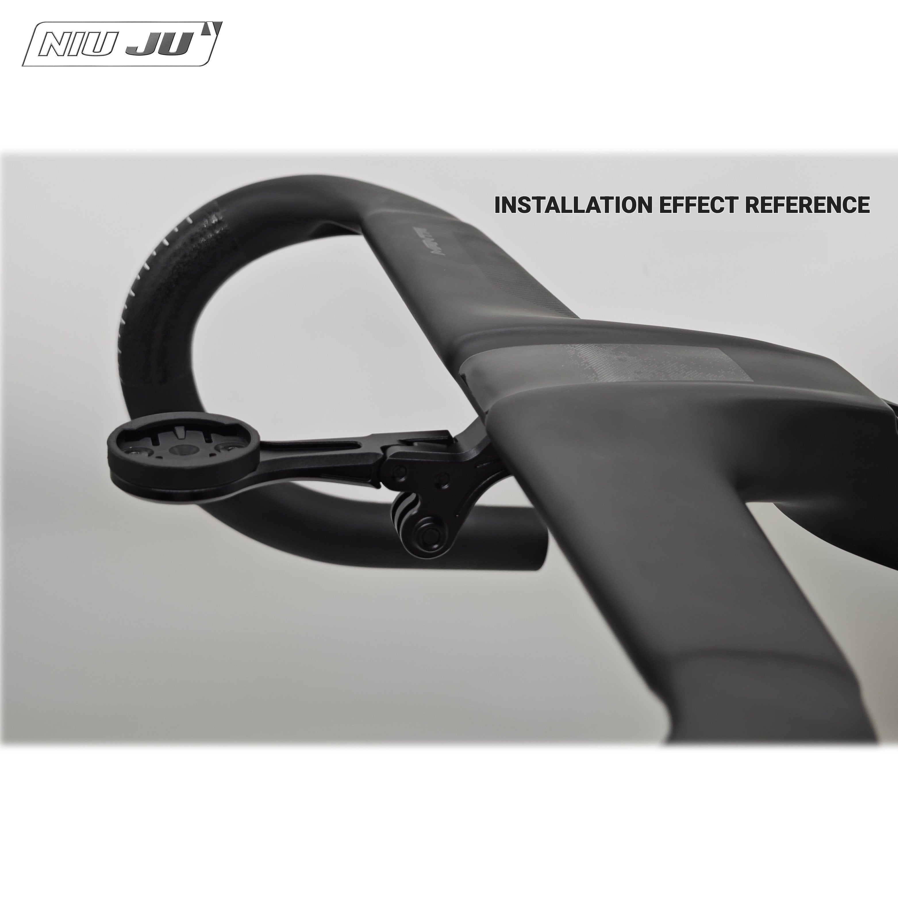 NIUJU Computer Mount for Rolling Stone Gen 3 MANTA Integrated Handlebar | Garmin 1050 / Wahoo ACE Compatible