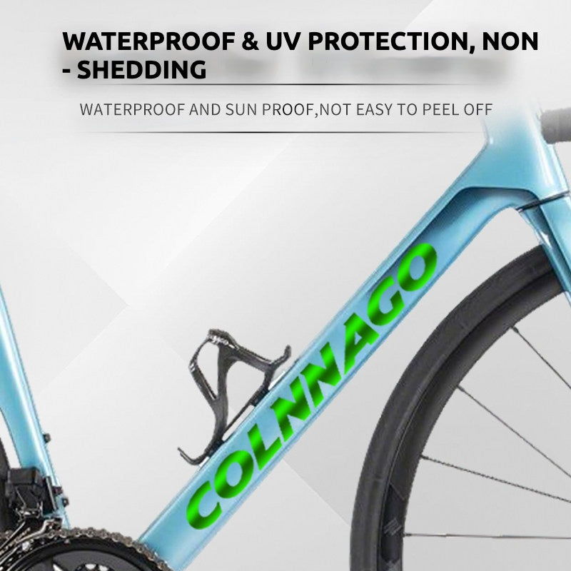 Colnago Y1RS 다운튜브 로고 컬러 데칼｜방수 및 UV 내성｜맞춤 옵션 가능